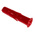 RawlPlug Red Plastic Wall Plug, 28mm Length, 6mm Fixing Hole Diameter