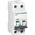 Schneider Electric Acti 9 iC60H MCB, 2P, 4A Curve C, 440V AC, 100 → 133V DC, 10 kA Breaking Capacity