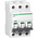 Schneider Electric Acti 9 iC60H MCB, 3P, 16A Curve C, 440V AC, 100 → 133V DC, 10 kA Breaking Capacity