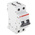 ABB System Pro M Compact S200M MCB, 2P, 4A Curve C, 440V AC, 125V DC, 10 kA Breaking Capacity