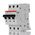ABB System Pro M Compact S200 MCB, 3P, 63A Curve D, 440V AC, 12V DC, 6 kA Breaking Capacity