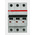ABB System Pro M Compact S200M MCB, 3P, 16A Curve C, 440V AC, 10 kA Breaking Capacity