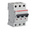 ABB System Pro M Compact S200M MCB, 3P, 25A Curve C, 440V AC, 10 kA Breaking Capacity