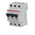 ABB System Pro M Compact S200M MCB, 3P, 25A Curve C, 440V AC, 10 kA Breaking Capacity