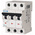 Eaton xEffect MCB, 3P, 32A Curve C, 400V AC, 10 kA Breaking Capacity