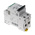 Schneider Electric Acti 9 iC60N MCB, 2P, 1A Curve B, 440V AC, 100 → 133V DC, 6 kA Breaking Capacity
