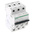 Schneider Electric Acti 9 iC60H MCB, 3P, 6A Curve B, 440V AC, 100 → 133V DC, 10 kA Breaking Capacity