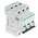 Schneider Electric Acti 9 iC60H MCB, 3P, 4A Curve C, 440V AC, 100 → 133V DC, 10 kA Breaking Capacity