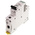 Schneider Electric Acti 9 iC60H MCB, 1P, 2A Curve D, 100 → 133V AC, 72V DC, 10 kA Breaking Capacity