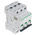 Schneider Electric Acti 9 iC60H MCB, 3P, 50A Curve D, 440V AC, 100 → 133V DC, 10 kA Breaking Capacity