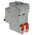 Lovato ModuLo P1MB MCB, 2P, 10A Curve D, 230V AC, 80V DC, 10 kA Breaking Capacity