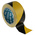 Advance Tapes AT8 Black/Yellow PVC 33m Hazard Tape, 0.14mm Thickness