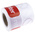 RS PRO Red/White Polyethylene 100m Barrier Tape