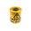 RS PRO Black/Yellow Polyethylene 100m Hazard Tape