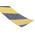 Advance Tapes Black/Yellow 18m Hazard Tape, 1mm Thickness