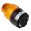 RS PRO Amber Flashing Beacon, 10 → 100 V dc, 20 → 72 V ac, Surface Mount, Wall Mount, Xenon Bulb