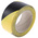 RS PRO Black/Yellow PVC 33m Lane Marking Tape, 0.14mm Thickness