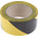 RS PRO Black/Yellow PVC 33m Lane Marking Tape, 0.14mm Thickness