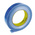 3M SCOTCH 8915 Blue Transparent Packing Tape, 55m x 18mm