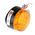 RS PRO Amber Flashing Beacon, 10 → 100 V dc, Screw Mount, LED Bulb, IP67