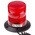RS PRO Red Flashing Beacon, 10 → 100 V dc, Magnetic Mount, LED Bulb, IP56