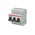 ABB High Performance S800N MCB, 3P, 80A Curve D, 400V AC, 36 kA Breaking Capacity