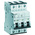 Siemens Sentron 5SY4 MCB, 3P, 4A Curve C, 400V AC, 10 kA Breaking Capacity