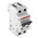 ABB System Pro M Compact S200 MCB, 2P, 6A Curve K, 400V AC, 125V DC, 6 kA Breaking Capacity