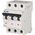 Eaton xEffect MCB, 3P, 16A Curve B, 240 → 415V AC, 10 kA Breaking Capacity