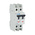 Eaton xEffect MCB, 2P, 6A Curve C, 240 → 415V AC, 60V DC, 10 kA Breaking Capacity