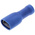 JST, FLVDDF Blue Insulated Spade Connector, 6.35 x 0.8mm Tab Size, 1mm² to 2.6mm²