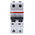 ABB System Pro M Compact S200 MCB, 2P, 25A Curve C, 400V AC, 6 kA Breaking Capacity