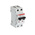 ABB System Pro M Compact S200 MCB, 2P, 100A Curve C, 440V AC, 110V DC, 6 kA Breaking Capacity