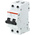 ABB System Pro M Compact S200 MCB, 2P, 100A Curve C, 440V AC, 110V DC, 6 kA Breaking Capacity