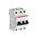 ABB System Pro M Compact S200M MCB, 3P, 10A Curve D, 400V AC, 125V DC, 10 kA Breaking Capacity