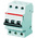 ABB System Pro M Compact S200 MCB, 3P, 3A Curve C, 400V AC, 110V DC, 6 kA Breaking Capacity