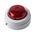 Eaton Series Red Flashing Beacon, 9 → 60 V dc, Surface Mount, LED Bulb, IP54, IP65