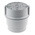 Werma BWM 890 Series Red Steady Beacon, 12 V dc, 24 V dc, Base Mount, LED Bulb, IP65