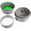Werma BWM 890 Series Green Steady Beacon, 12 → 230 V ac/dc, Base Mount, Incandescent Bulb, IP65