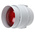 Werma BWM 890 Series Red Steady Beacon, 12 → 230 V ac/dc, Base Mount, Incandescent Bulb, IP65