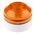 Moflash LED195 Series Amber Flashing Beacon, 20 → 30 V ac/dc, Surface Mount, Wall Mount, LED Bulb, IP65