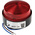 RS PRO Red Flashing Beacon, 115 → 230 V ac, Stud Mount, Surface Mount, Xenon Bulb, IP67