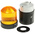 Schneider Electric Harmony XVB Series Amber Flashing Beacon, 24 V ac, 24 → 48 V dc, Panel Mount, Incandescent