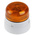Klaxon Flashguard QBS Series Amber Steady Beacon, 230 V ac, Surface Mount, LED Bulb