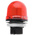 Werma EM 800 Series Red Steady Beacon, 12 → 240 V ac/dc, Panel Mount, Incandescent Bulb, IP65