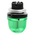 Werma EM 800 Series Green Steady Beacon, 12 → 230 V ac/dc, Panel Mount, Incandescent Bulb, IP65