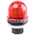 Werma EM 801 Series Red Steady Beacon, 230 V ac, Panel Mount, LED Bulb, IP65