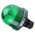 Werma EM 206 Series Green Steady Beacon, 12 → 48 V ac/dc, Panel Mount, Incandescent, LED Bulb, IP65