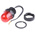 Werma EM 231 Series Red Steady Beacon, 24 V dc, Panel Mount, LED Bulb, IP65