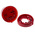 Klaxon Sonos Series Red Flashing Beacon, 17 → 60 V dc, Surface Mount, LED Bulb